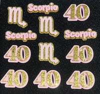 Image 1 of Zodiac cupcake toppers