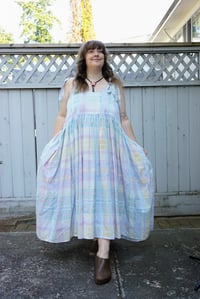 Image 1 of Pastel Checkers Dress