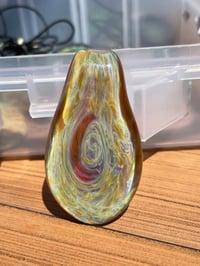 Image 3 of Yellow and Pink Teardrop Pendant