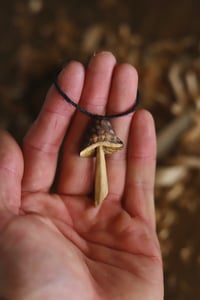 Image 1 of Burnt Mushroom Pendant-