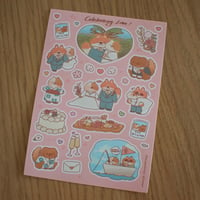 Image 2 of Celebrating Love Sticker Sheet