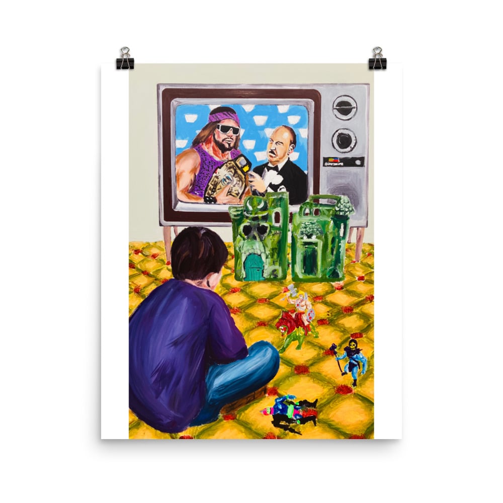 Image of 80s days 16”x 20” print