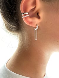 Image 2 of Boucles d'oreille DEMESURE Argent