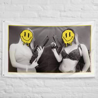 SMILE - 61″ × 38″ FLAG BY MEMO #MEMORTEGA