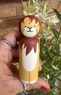 Image 3 of Rory the Lion - Peg Doll