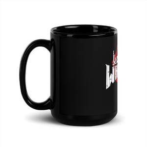 VW Coffee Comic Logo Black Mug 15oz (On Demand)