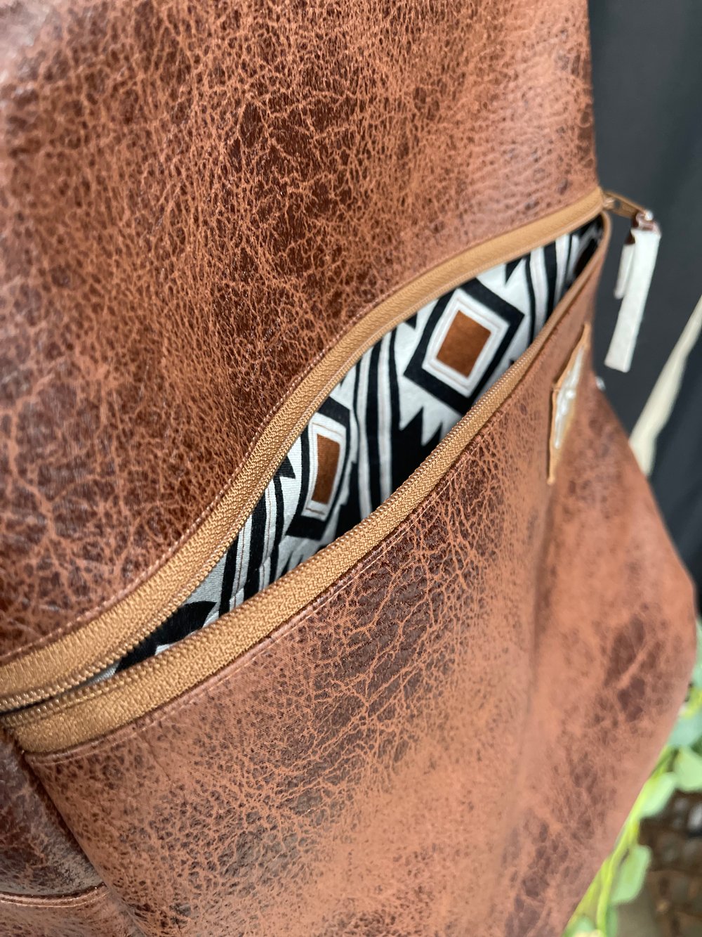Image of "Its the Leather for me" Brown