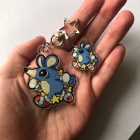 Image of Dustonic Pins and Keychains