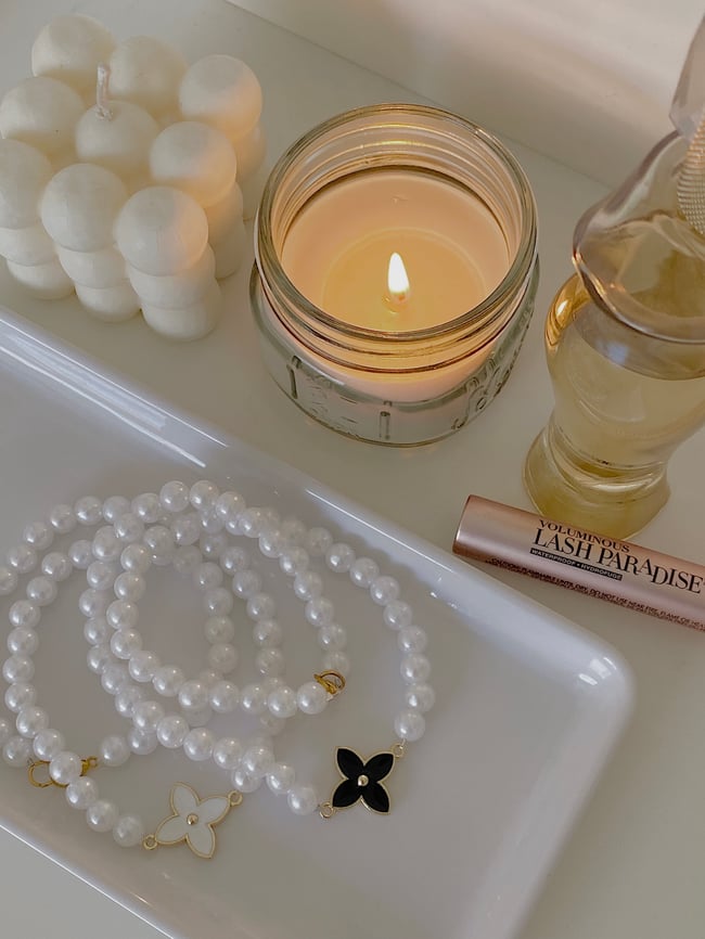 Clover Pearl Necklace