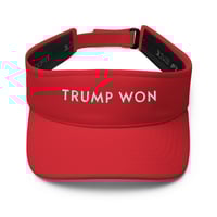 Image 1 of Trump Won Visor - from PatriotsCo.com