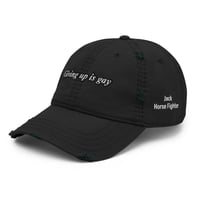 Image 6 of Giving up is gay Distressed Hat