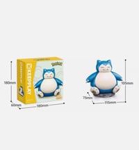 Image 2 of Qman Keeppley Pokemon Snorlax Figure