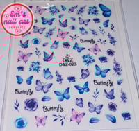 Flush blue butterflies 