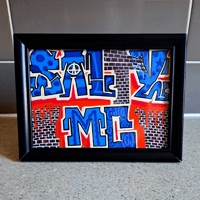 Framed "SALTY MC" Canvas 