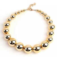 Image 1 of Golden Orbs Necklace 