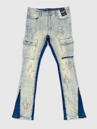 Image 1 of Star Stoned Stack Jeans