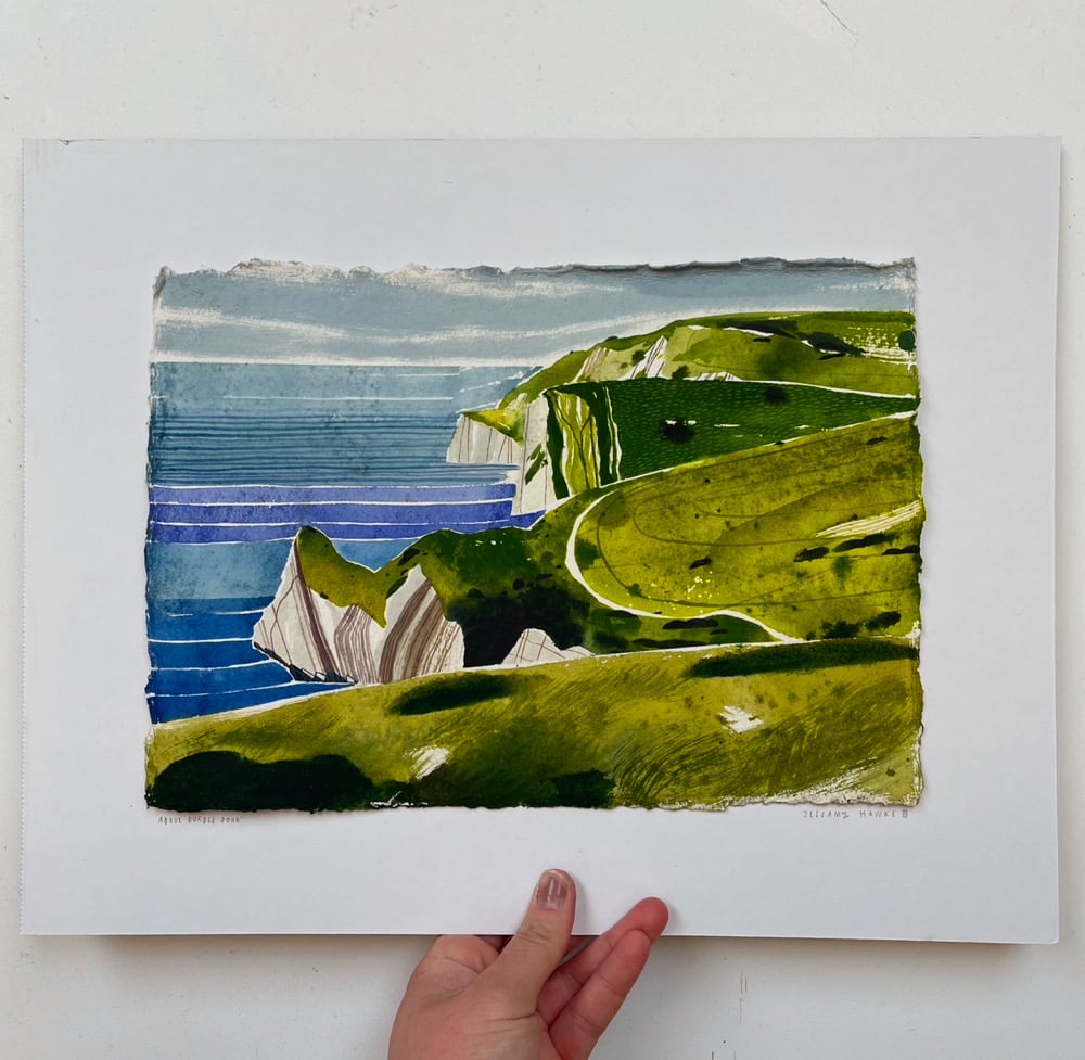 ‘Above Durdle Door’ Giclée print