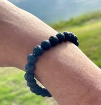 Image 3 of Volcanic Lava Stone Bracelet (Just 3 left!)