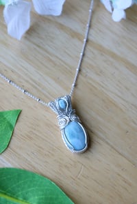 Image 1 of Sterling Silver Larimar Pendant (1)