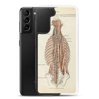 Image 17 of Antique Anatomical Drawing Spine Musculature Clear Case for Samsung®