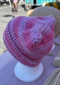 Image 4 of Fold-Over Cat Beanie