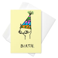 Image 2 of Greeting card BIRTH 