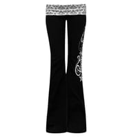 Image 1 of black starkissed foldover leggings *white*