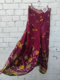 Image 4 of Sula slouch maxi skirt -retro flowers