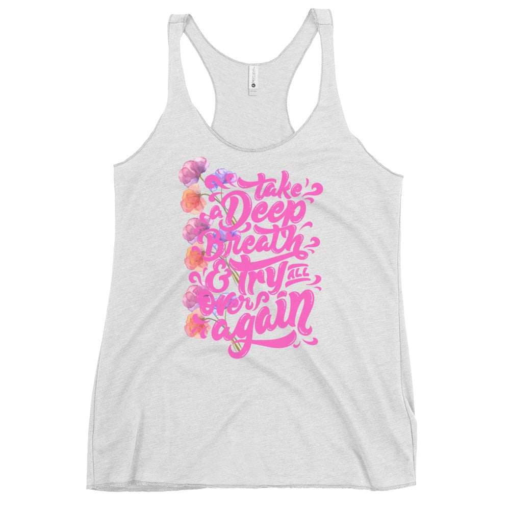 ZEN EXP - “Take a deep breath” Women's Racerback Tank