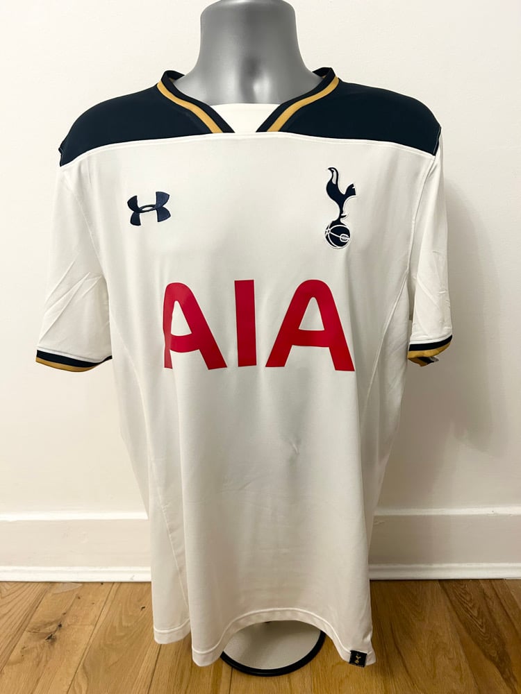 Image of Tottenham Hotspur “DEMBÉLÉ 19” 2016/17 Home Shirt + PL patches, XL