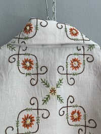 Image 8 of Orange flower shirt (s/m)