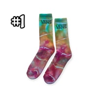 Image 2 of Adult M/L Tie Dye VANS Socks