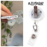 Image 3 of Alligator clips / Interchangeable Badge Reels 