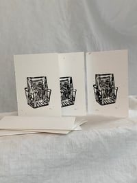 Image 4 of Linocut Stamped Card