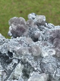 Image 19 of Green and Purple Fluorite with Calcite specimen #445