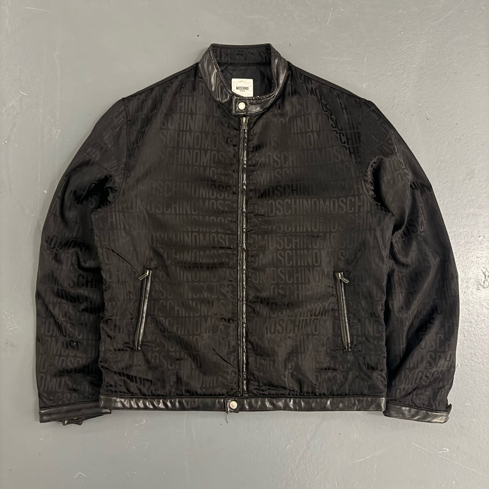 Image of Moschino monogram jacket, siz large