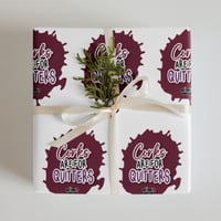 Image 4 of Wrapping paper sheets set of 3 wine inspired sheets