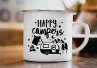 Image 1 of White sublimation camping mug