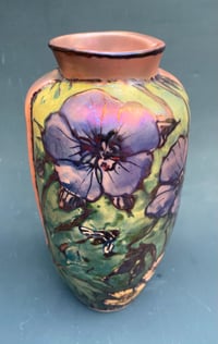 Image 5 of “Cranesbill” reduction lustre vase 