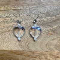 Image 2 of Heart of Glass earring and necklace set