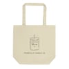 PENDEVILLE CANDLE CO. ECO TOTE BAG - NATURAL