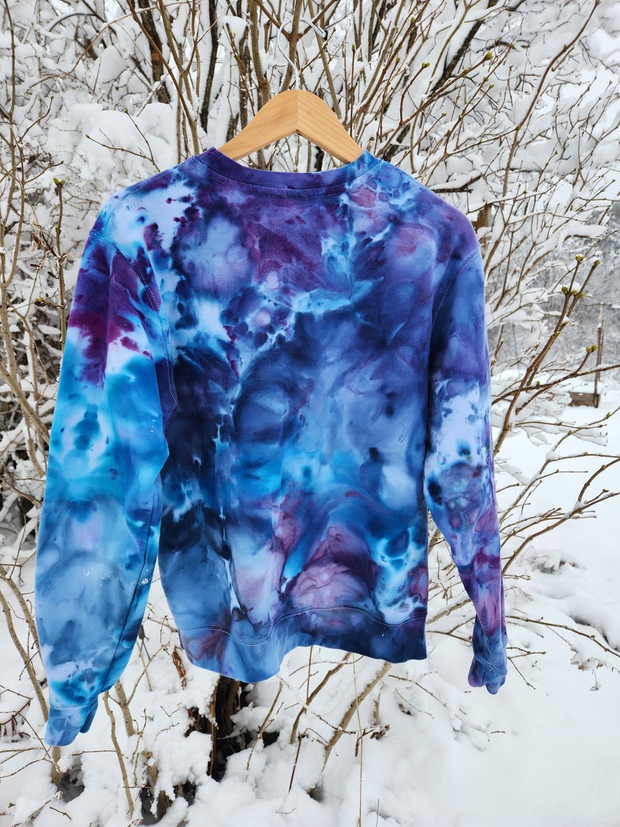 Image of Winter watercolor sweatshirt S