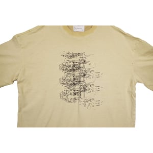 Image of ÒLĮNE - Distòry T-Shirt (Dirty Yellow)