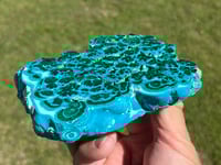 Image 5 of Malachite & Chrysocolla Polished Slab #2233
