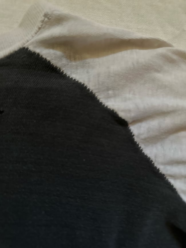 late 70s/early 80s Iron Maiden 3/4 sleeve raglan tee t shirt concert