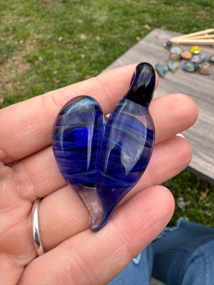 Image of Blue Heart Pendant