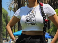 Image 1 of Desmadre “Baby Girl” White Tee 