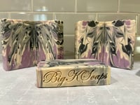 Image 5 of Black Raspberry Vanilla.  Goat milk soap. net wt 6 oz