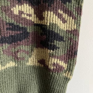 Image of LL Bean Made in England Wool Camouflage Vest