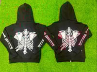 Image 4 of Nu Bone Full zip hoodies I Grey